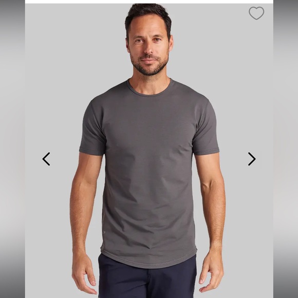 BYLT Drop Cut Lux Shirt, XL, Charcoal - Picture 1 of 5